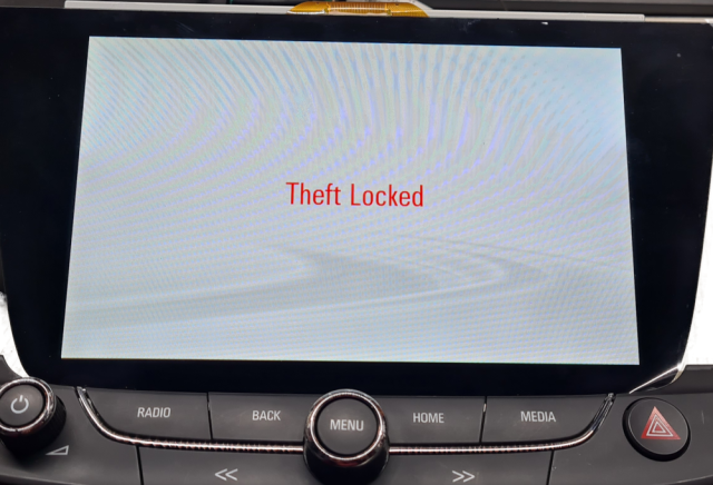 Opel Vauxhall HMI / Radio modulio suporavimo DPS failas – Theft Locked pašalinimas