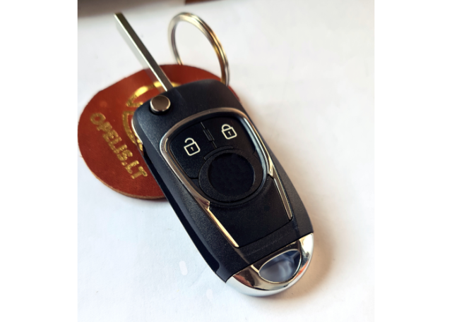 Opel raktas 433MHz (pilnas) Insignia A / Astra J / Zafira C – 2 mygtukai, užlenkiamas _V1